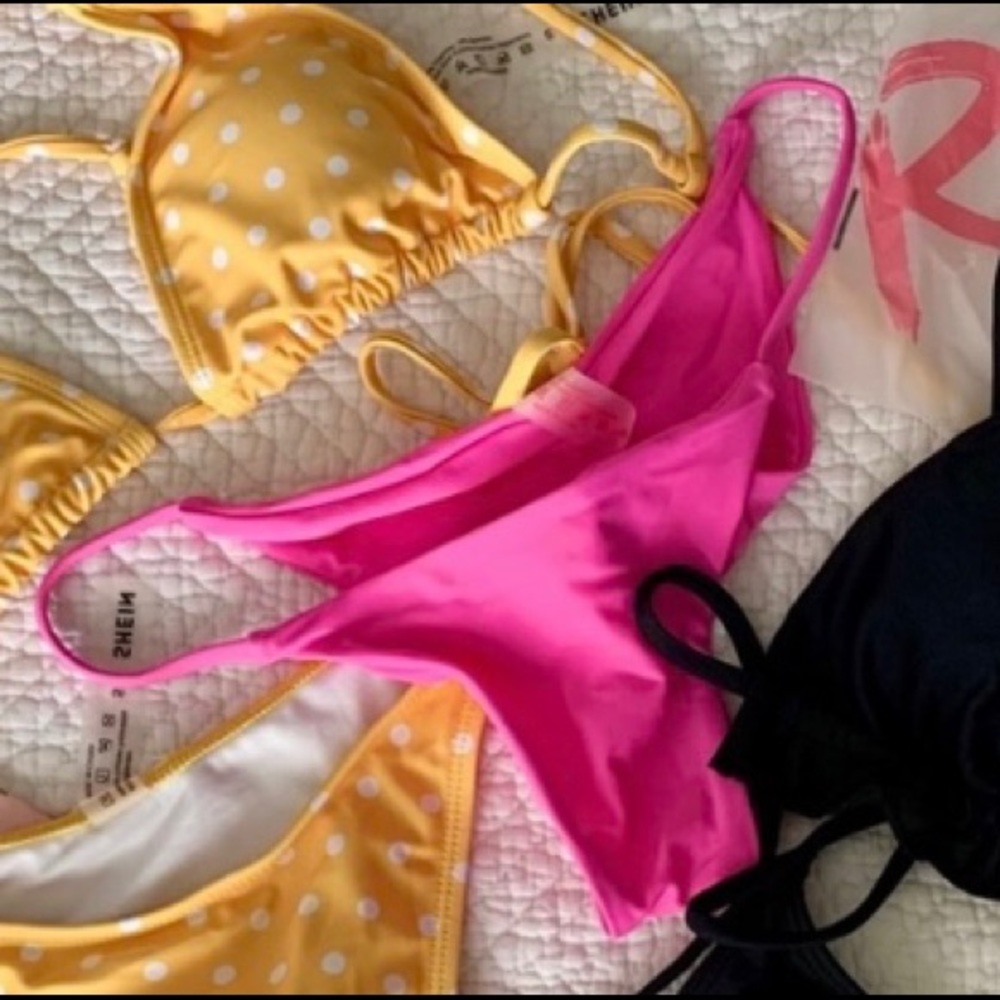 Pink Bikini bottom -Small